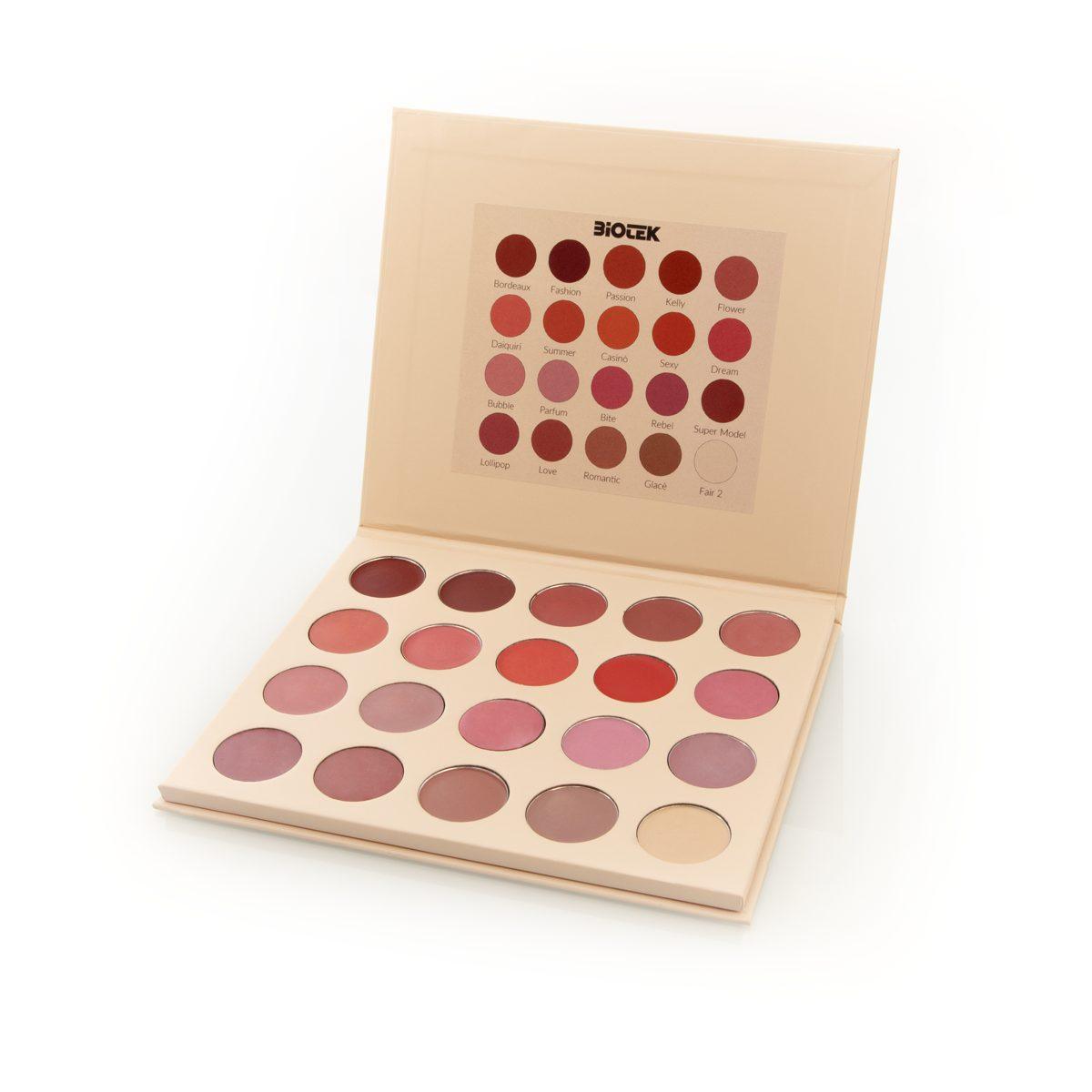 PMU tester Palette - Lippen - Yevgenia Professional